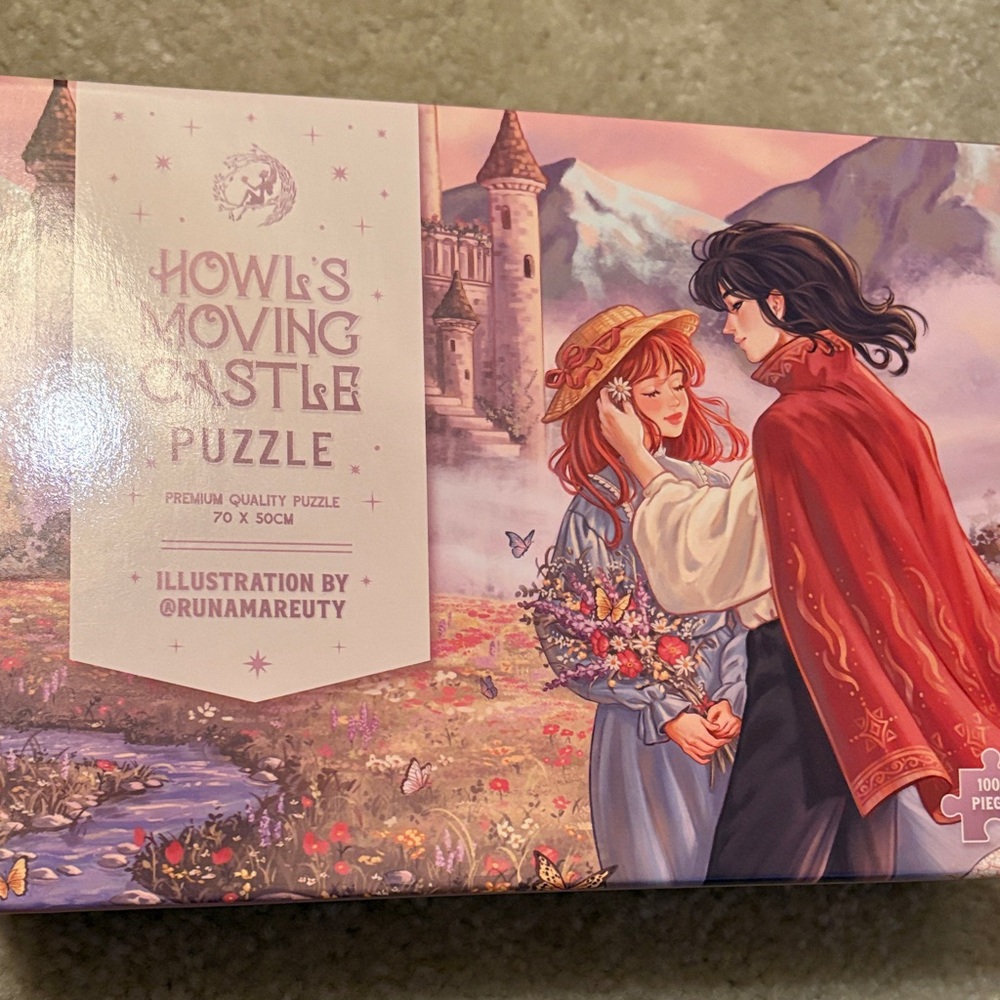 Howl's Moving Castle Puzzle - Illustrated by Runamareuty